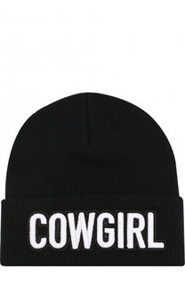 Шерстяная шапка с нашивками Dsquared2