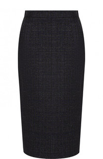 Вязаная юбка-миди с металлизированной нитью Escada