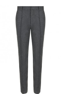 Шерстяные брюки прямого кроя Alexander McQueen