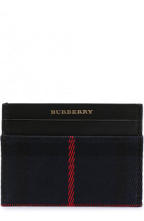 Чехол для кредитных карт с текстильной отделкой Burberry
