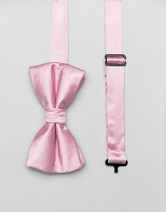 Галстук-бабочка и булавка на лацкан пиджака Ben Sherman - Розовый
