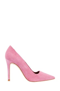 Розовые туфли из замши Topshop
