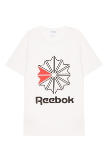 Белая футболка с логотипом Reebok