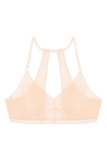 Бежевый бюстгальтер из сетки Bralette Monroe