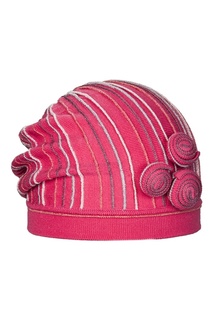Розовая шапка с отделкой Jacote