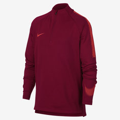 Игровая футболка с длинным рукавом для мальчиков школьного возраста Nike Dri-FIT Squad Drill