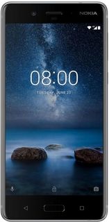 Смартфон NOKIA 8 Dual sim + наушники JBL V310BT, серебристый