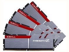 Модуль памяти G.Skill Trident Z DDR4 3600MHz PC4-28800 CL17 - 64Gb KIT (4x16Gb) F4-3600C17Q-64GTZ