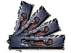 Модуль памяти G.Skill Flare X DDR4 3200MHz PC4-25600 CL14 - 32Gb KIT (4x8Gb) F4-3200C14Q-32GFX