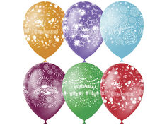Набор воздушных шаров ПОИСК Праздничная тематика 30cm 25шт 4690296041229