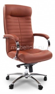 Кресло компьютерное Chairman 480 коричневый/хром, черный
