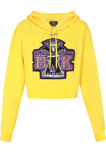 Хлопковый пуловер с капюшоном Balmain x Beyoncé Balmain