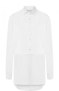 Шерстяная блуза с воротником-стойкой J.W. Anderson