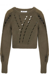 Вязаный пуловер с круглым вырезом T by Alexander Wang