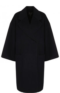 Однотонное пальто из смеси шерсти и кашемира со спущенным рукавом Theory