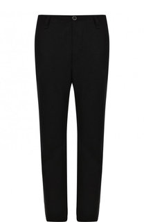 Брюки прямого кроя из смеси шерсти и льна Transit