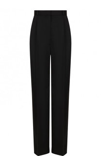 Шерстяные брюки со стрелками и завышенной талией The Row