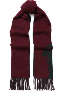 Шерстяной шарф с принтом Polo Ralph Lauren