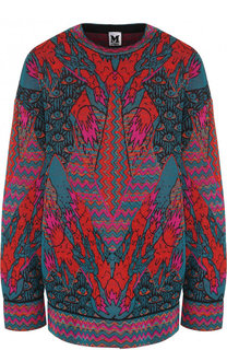 Вязаный пуловер с круглым вырезом и принтом M Missoni