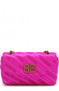 Сумка BB Round S из текстиля Balenciaga