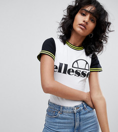 Боди с логотипом на груди и контрастными рукавами Ellesse - Мульти
