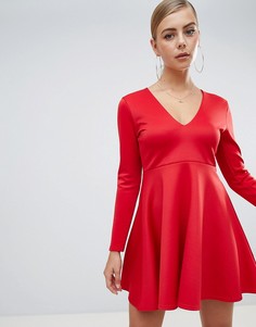 Короткое приталенное платье Missguided - Красный