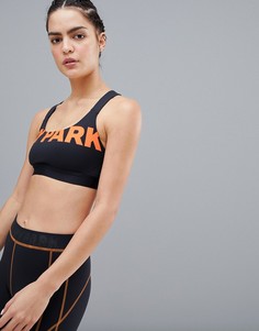 Темно-синий спортивный бюстгальтер с логотипом Ivy Park Active - Темно-синий