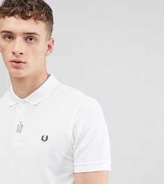 Белое зауженное поло Fred Perry - Белый