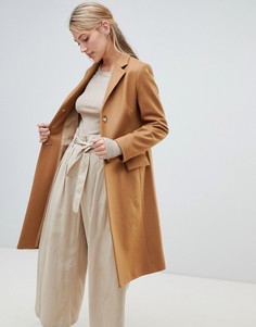 Пальто с добавлением шерсти Helene Berman - Коричневый