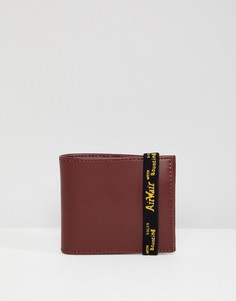 Кожаный бумажник Dr Martens - Красный