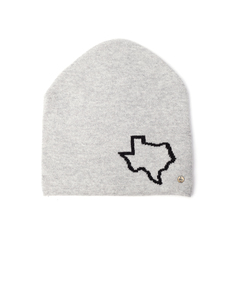 Серая шерстяная шапка с принтом Lost&;Found