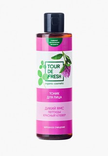 Тоник для лица Tour De Fresh "Пептиды-Дикий ямс-Красный клевер", 200 мл