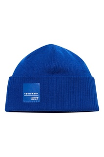 Синяя шапка с нашивкой Adidas