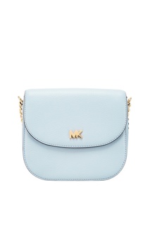 Голубая кожаная сумка Crossbodies Michael Kors