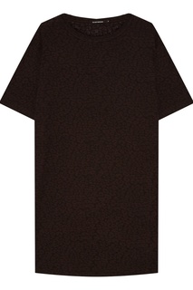 Черное платье-футболка Blank.Moscow