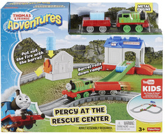 Железная дорога Mattel Thomas&Friends FBC57 Перси в спасательном центре