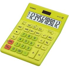 Калькулятор CASIO GR-12C-GN, 12-разрядный, салатовый