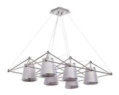 Подвесной светильник сорренто (chiaro) серый 87x227x59 см.