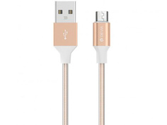Аксессуар Devia Gracious Fast Charge Micro USB 2.1A 1.5m Gold 25929