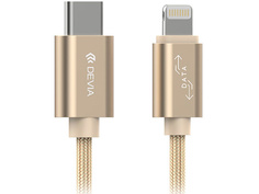 Аксессуар Devia Gracious USB - Lightning Fast Charge 2.4A 1.5 Gold 19264