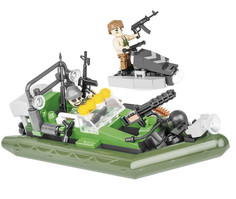 Конструктор Cobi Small Army Патрульная лодка 140 дет. 2163