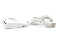 Зарядное устройство BYZ ZL-757 с кабелем MicroUSB White