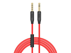 Аксессуар HOCO UPA12 3.5 Jack/M - 3.5 Jack/M с микрофоном Black