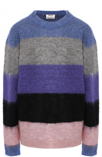 Пуловер в полоску с круглым вырезом Acne Studios