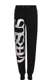 Хлопковые джоггеры с логотипом бренда Versus Versace