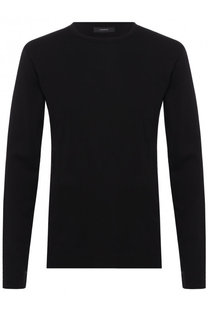 Хлопковый лонгслив с круглым вырезом Joseph