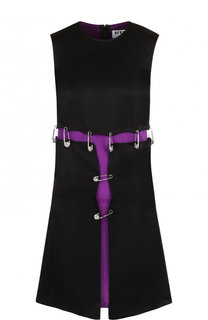 Мини-платье с декоративной отделкой Versus Versace