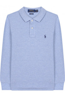 Хлопковое поло с длинными рукавами Polo Ralph Lauren