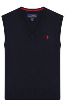 Хлопковый жилет с V-образным вырезом Polo Ralph Lauren