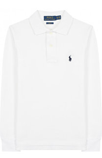 Хлопковое поло с длинными рукавами Polo Ralph Lauren